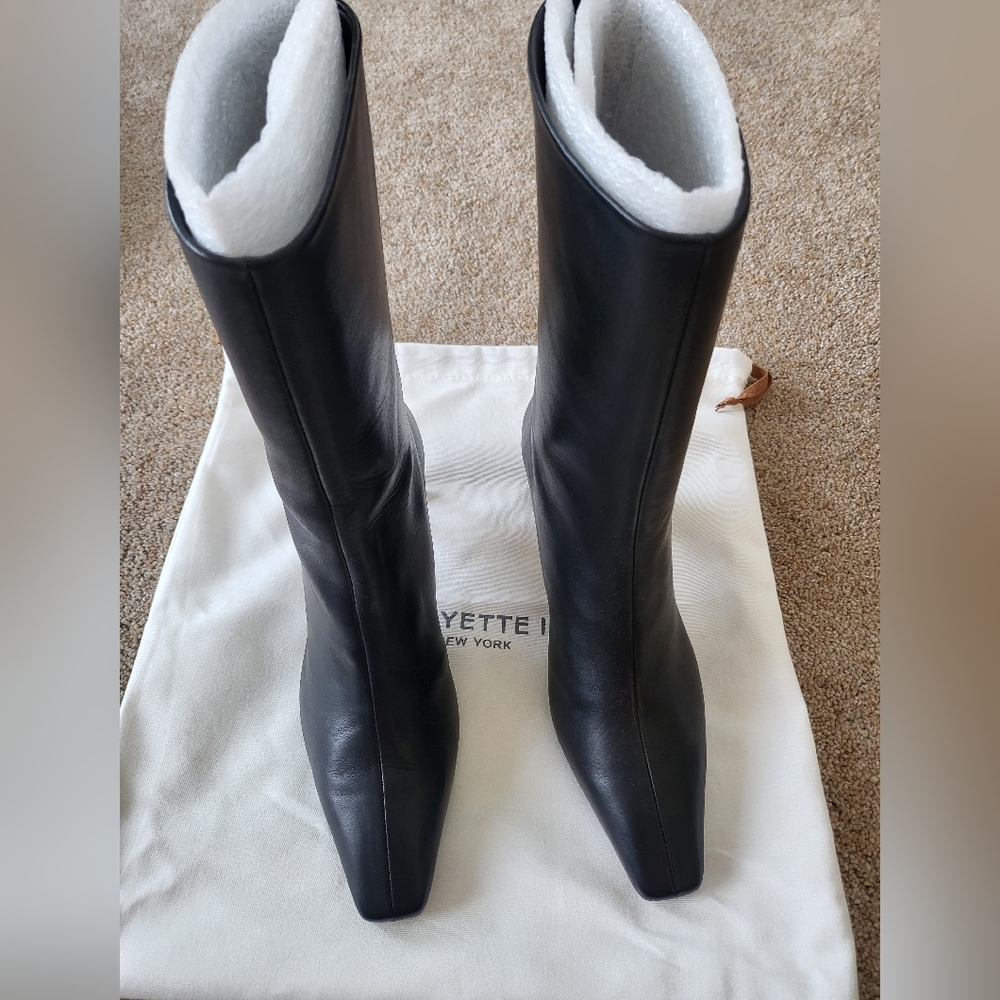 New lafayette 148 anna zipper boots 37 - Picture 6 of 14